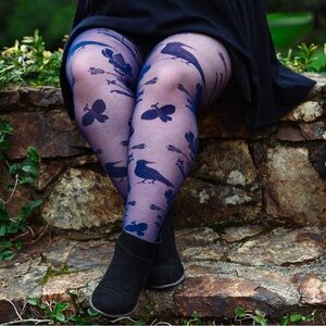 Snag Tights- Grimoire- Navy